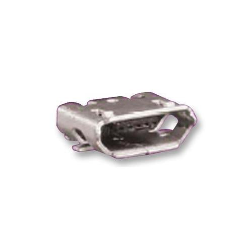 47346-0001 Molex Receptacle, Micro USB B, Bottom Mount