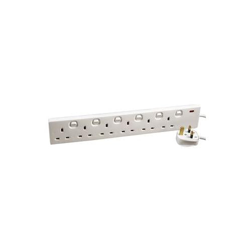 1268 (1N) 5M Pro Elec - Extension Lead 6 Gang 5M