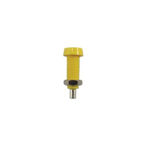 563-0700-01 Deltron Socket, 4mm, Panel, Yellow