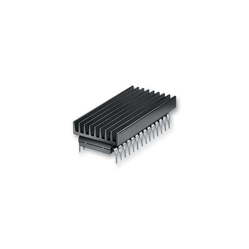 ICK 14/16 B Fischer Elektronik Heat Sink, Dip, Glue-On, 50°C/W
