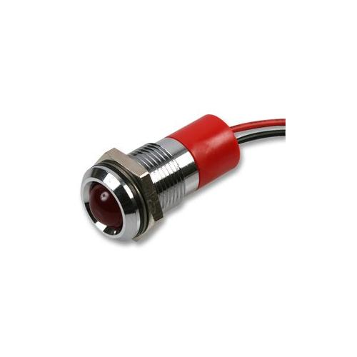 Q14P3CXXR12E Apem LED Indicator 14mm Proud Red 12V
