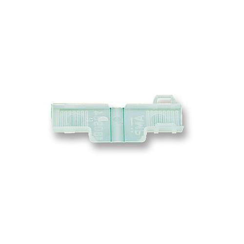 180984 Te Connectivity / Amp Cover, Faston, Flag, Natural, Pk10