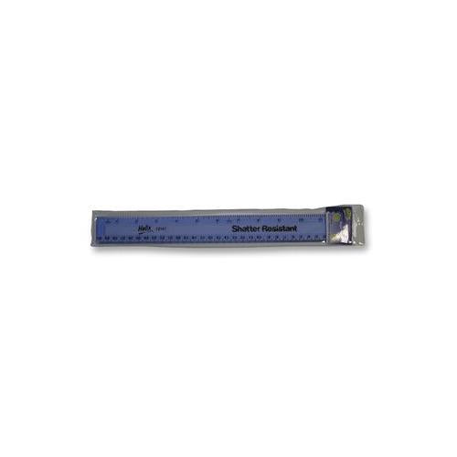 L16 12"/30CM SHATTER RESISTANT RULER , HELIX , L16100