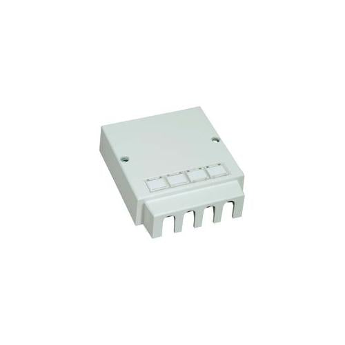 008-001-012-01 Connectix Cabling Systems Wall Outlet , 4Way Cat5E Tamperproof