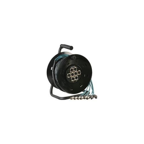 PLS00406 Pulse XLR Multicore , Drum , 8Way 6/2 15M