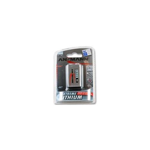 5021023 Ansmann Battery , Extreme Lithium 9V 1 Pack