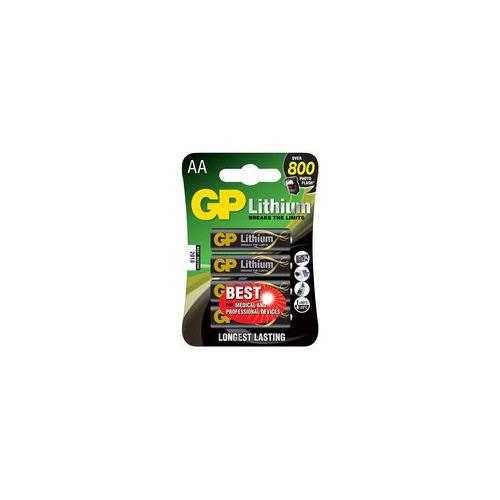GPPCL15LF005 Gp Batteries Battery , Lithium AA 4 Pack