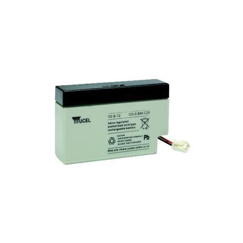 Y0.8-12 Yuasa Battery , Lead Acid 12V 0.8Ah , Yucel