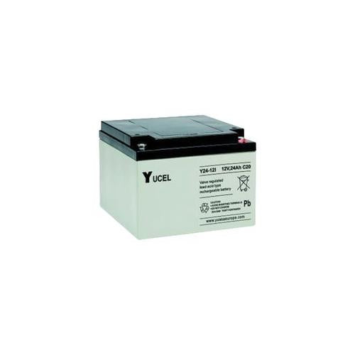 Y24-12 Yuasa Battery , Lead Acid 12V 24Ah , Yucel