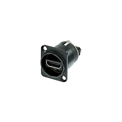 NAHDMI-W-B Neutrik HDMI Socket , D Type Housing , Black