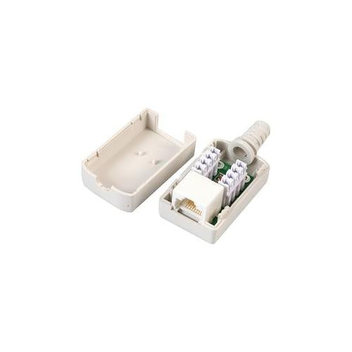 SILWH Tuk Inline Socket , Rj45 , Cat6 , White