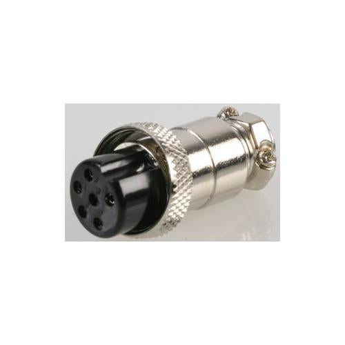 FC684216 Cliff Electronic Components Plug , Cliffcon , Shielded , 6 Way