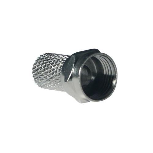 V17-001B Vision Plug , F , Twist On , Rg6/100