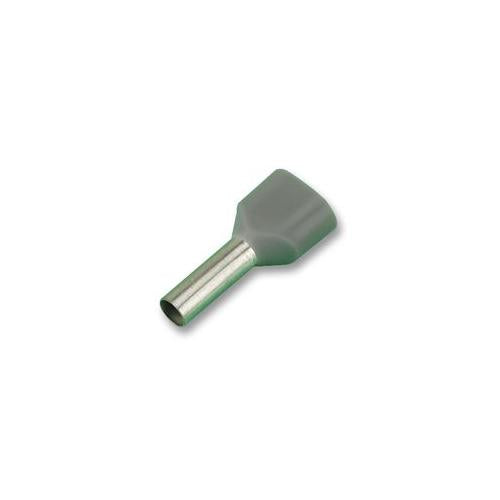 9037550000 Weidmuller Ferrule , Twin Entry , 6mm , 100 Pack
