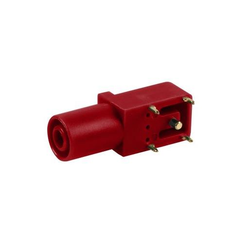 FCR7350R Cliff Electronic Components Socket , PCB , 4mm , R/A , S16N-Pc , Red