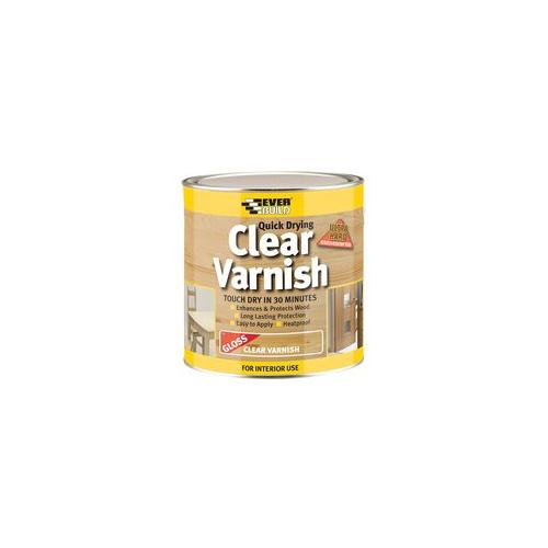 WVARCLG02 Everbuild Varnish , Wood , Gloss Finish 250Ml