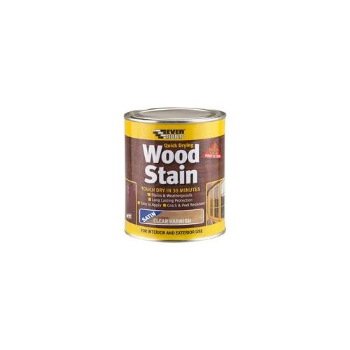 WVARCLS07 Everbuild Varnish , Wood , Satin Finish 750Ml