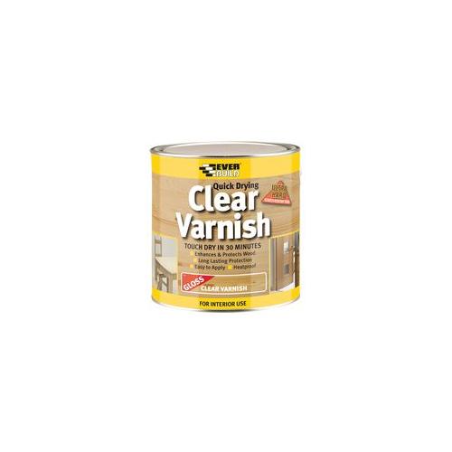 WVARCLG07 Everbuild Varnish , Wood , Gloss Finish 750Ml