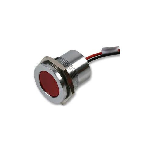 Q22F5CXXR12E APEM LED Indicator 22mm Flush Red 12V