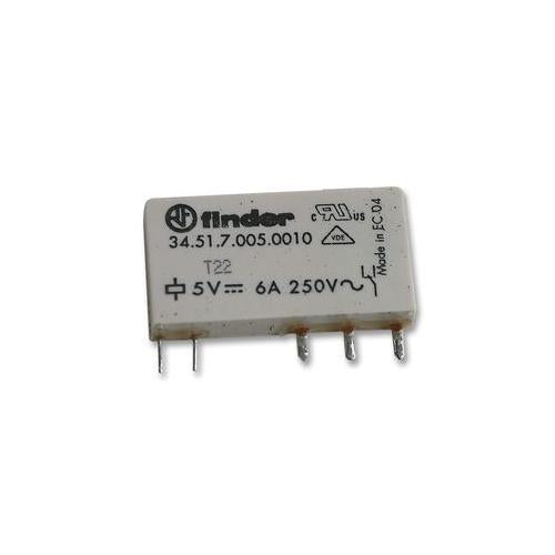 34.51.7.048.0010 Finder Relay , PCB , SPCO , 48V , 6A