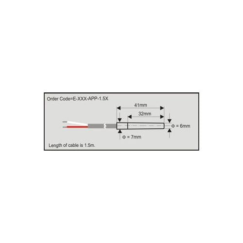 E-NTC-APP-1.5P7 Cal Controls Probe , NTC , Plastic Shell , Pvc Cable
