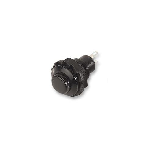 R13-502A-05-B Switch , Black Push Button , SPST