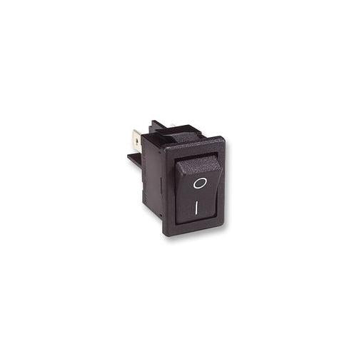 H8550VBACA Arcolectric Switches Rocker Switch , DPST , Black/White