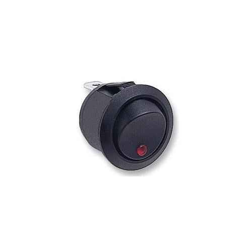 R13-112B2 Arcolectric Switches Switch , Rocker SPST Red Spot