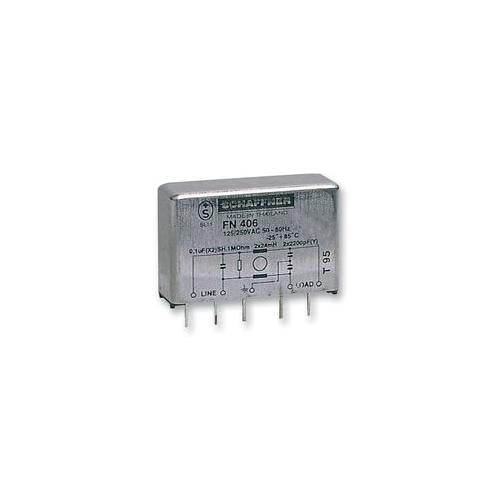 FN 406-3/02 Schaffner Filter , 3A , PCB Mount