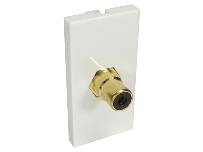 1 x RCA (black) coupler type + gold connector - Euro Module