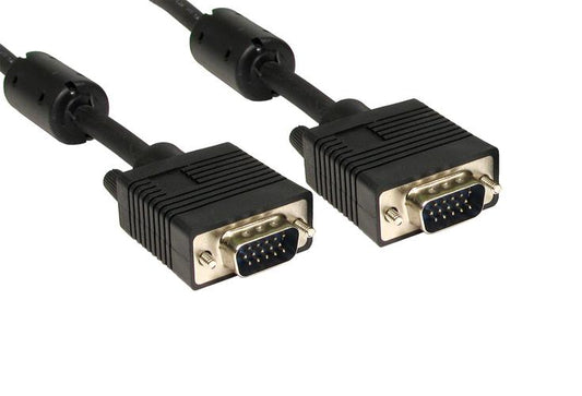 0.5 Metres SVGA cable lead m-m all 15 lines connected black