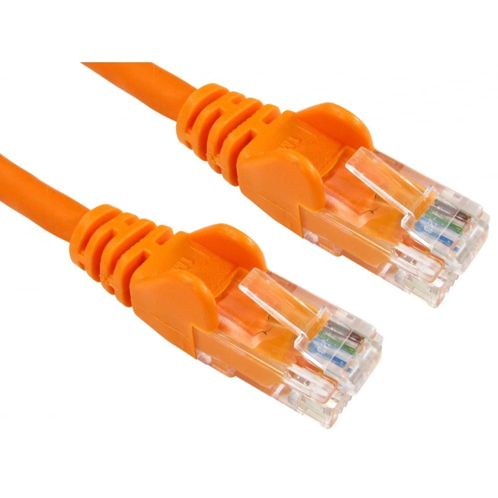 1.5m Economy Gigabit Networking Cable - Orange