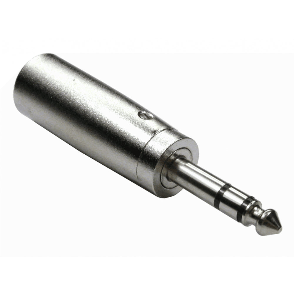 6.35mm Stereo (M) to XLR (M) Adapter - Gold Pins