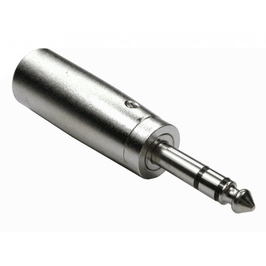 6.35mm Stereo (M) to XLR (M) Adapter - Gold Pins