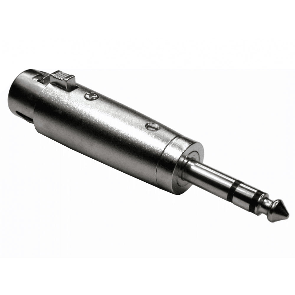 6.35mm Stereo (M) to XLR (F) Adapter - Gold Pins