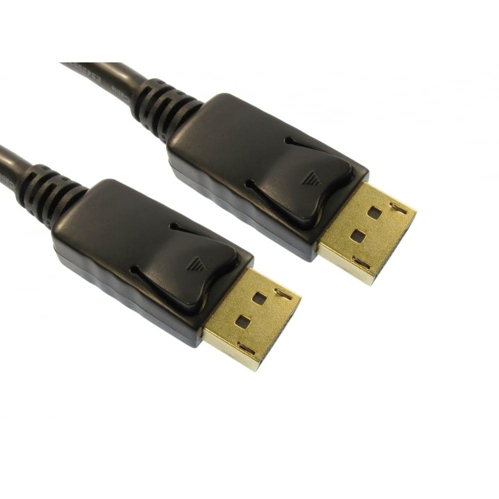 0.5m Locking DisplayPort Cable