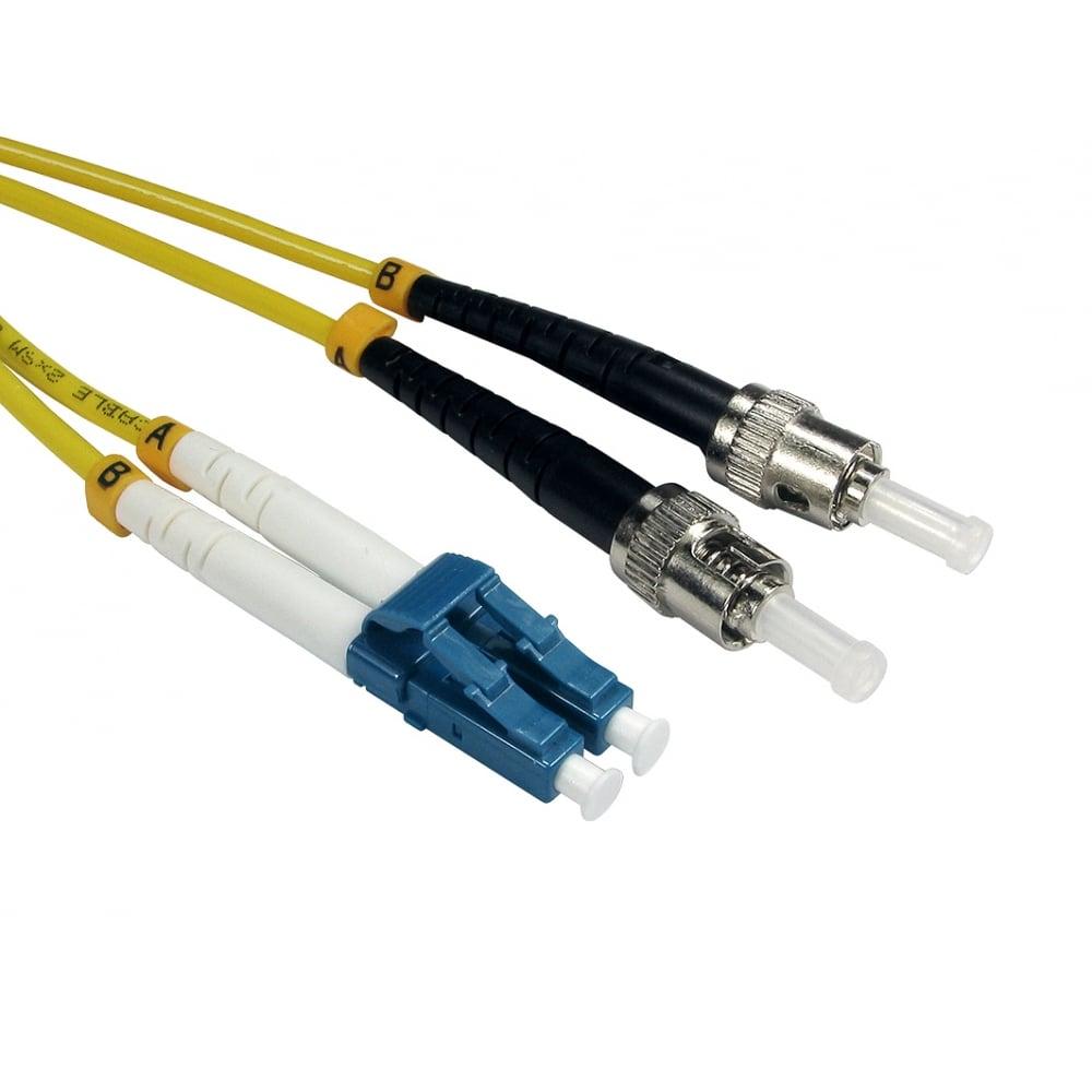 0.5m OS2 Fibre Optic Cable LC - ST (Single Mode)