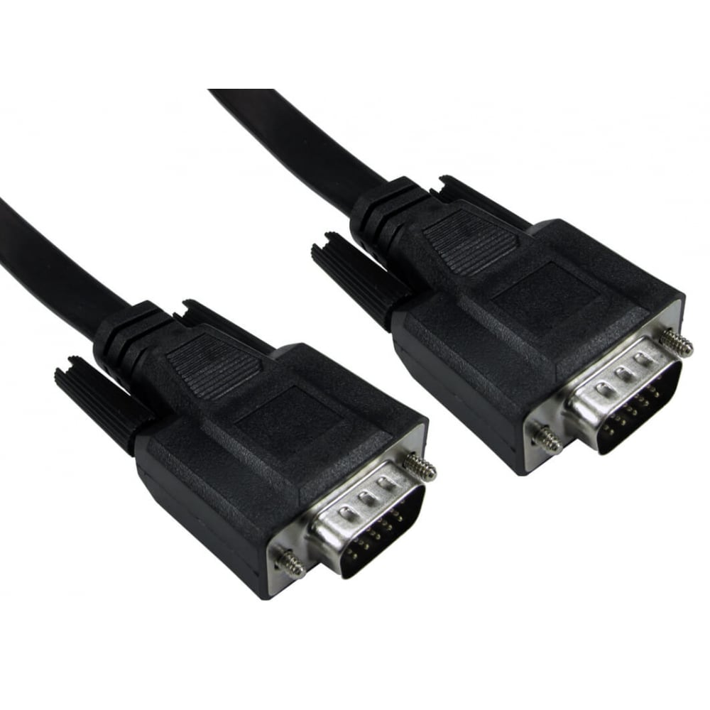 5m SVGA Male to Male Cable - Flat