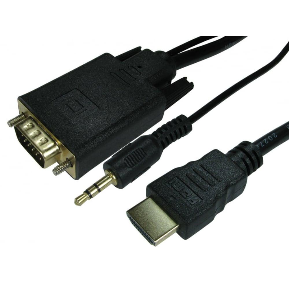 1.8m HDMI (M) to VGA (M) with Audio Cable