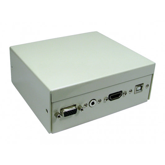 4 Port Metal Box with AV Modular Couplers