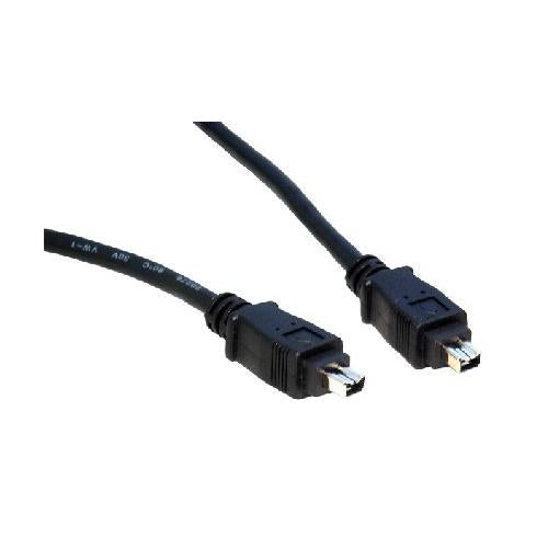 5mtr 4 pin-4 pin firewire 400 ieee 1394a black cable