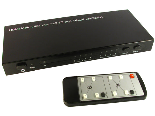 4 x 2 hdmi matrix switch with 3d & 4k x 2k