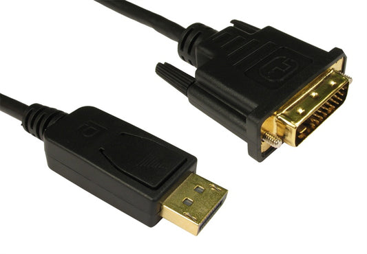 3mtr display port m- dvi-d single link m black cable