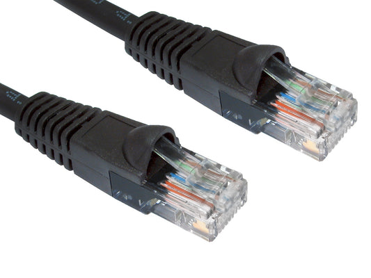 15mtr cat 5 e utp lsoh snagless - black