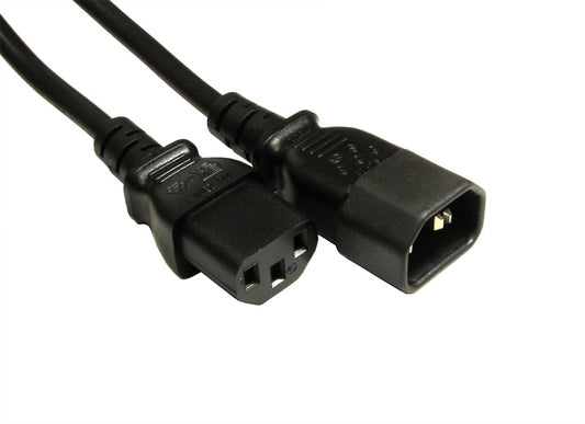 5mtr iec c13(f)-iec c14(m) black power ext cable  bq 40