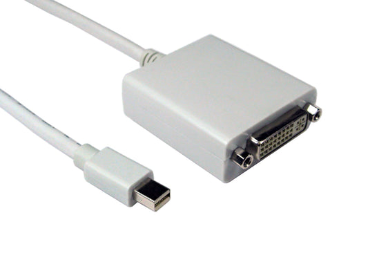 3mtr mini display port (m)-dvi-d (f) cable beige
