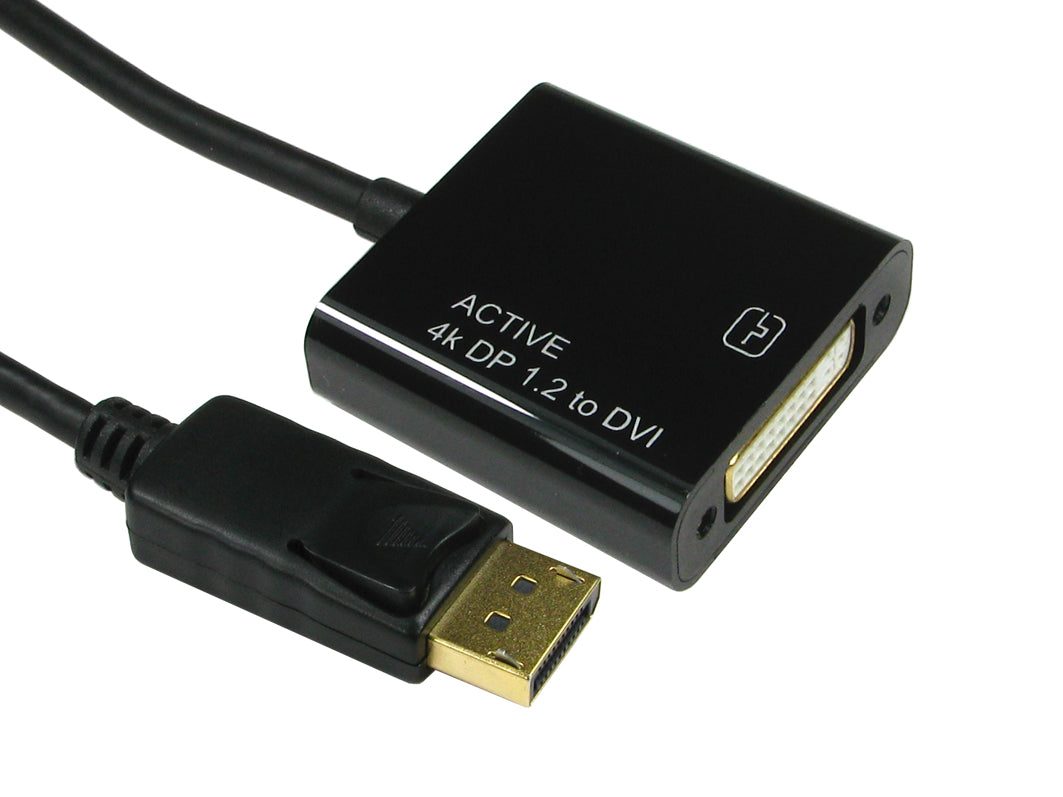 4k DisplayPort V1.2 to DVI-D adapter Active 3d 4k 2k converter