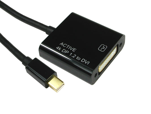 4k Mini DisplayPort V1.2 to DVI-D adapter Active 3d 4k 2k converter