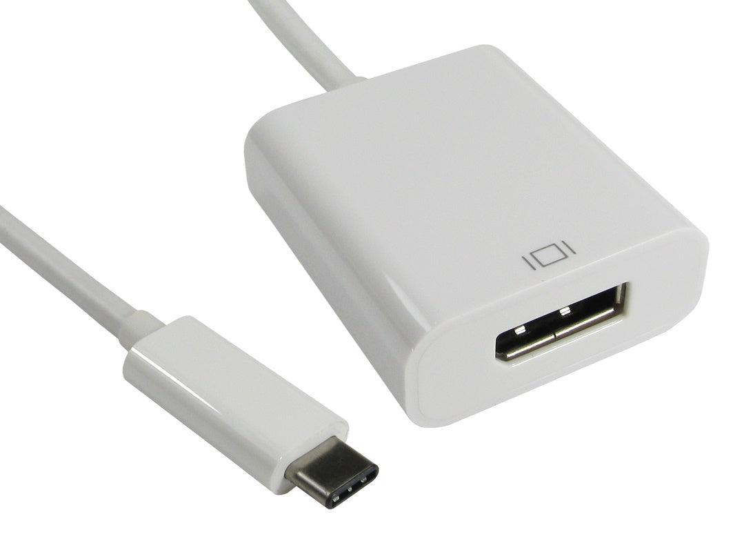 15cm leaded usb type c male to display port female adaptor