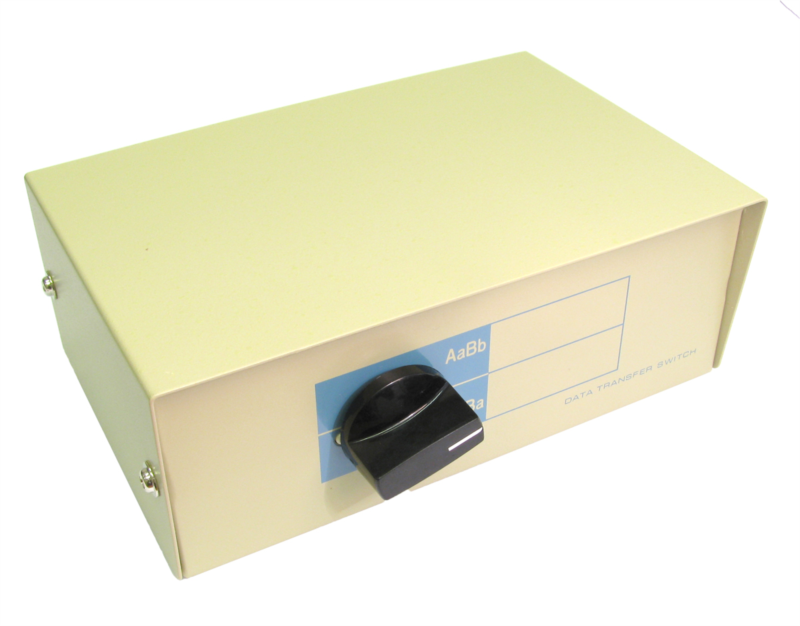D25 Female Serial and Parallel 2 to 2 Way Switch Box Bi-Directional ...